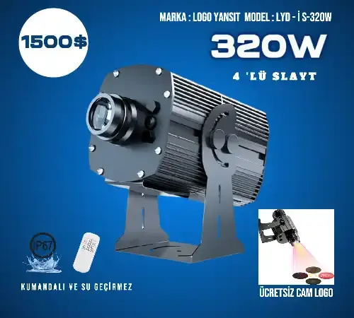 Logo Yansıt LYD-i320W 4'lü Gobo Yansıtıcı
