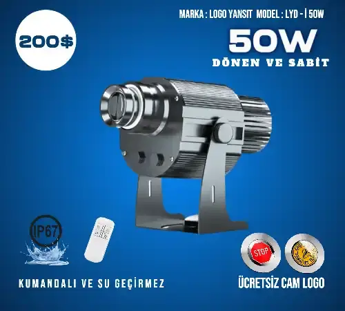 Logo Yansıt LYD-i50W Gobo Yansıtıcı